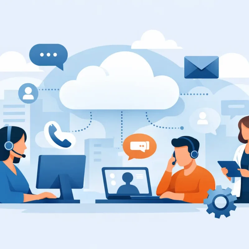 Contact centre as a service for SME