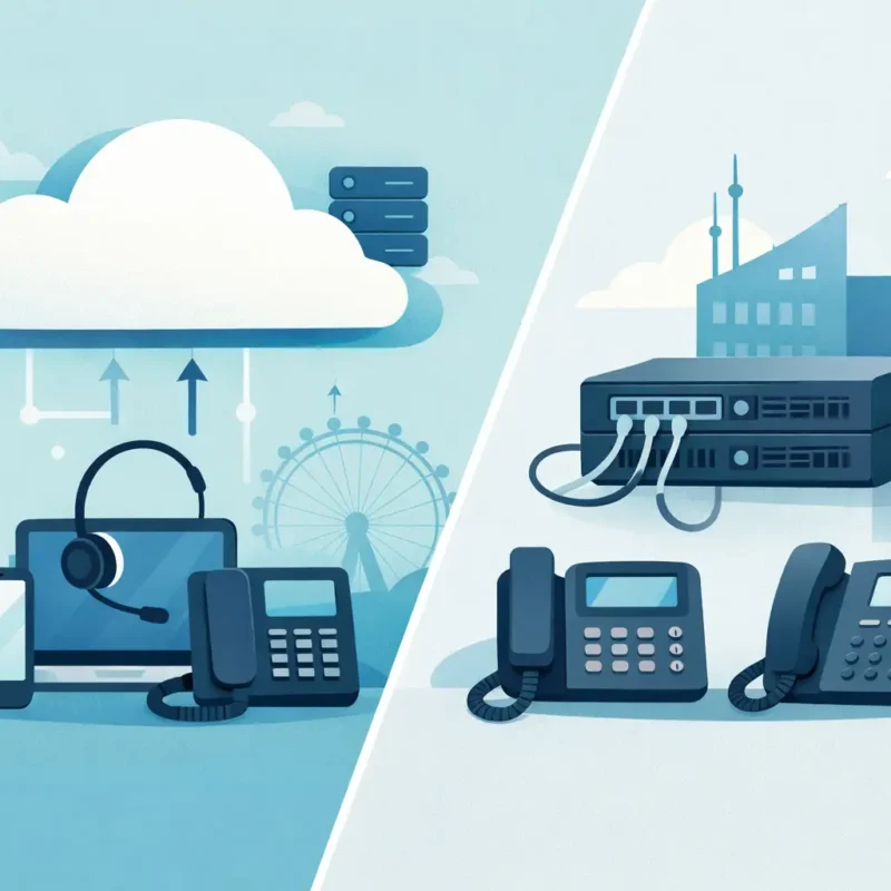 Hosted Telephony vs PBX for UK Businesses