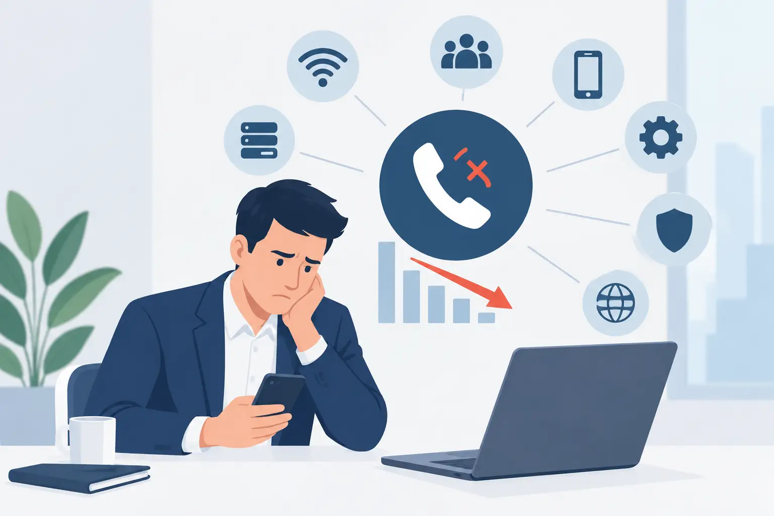 Why Are Business Calls Dropping? 8 Common Causes